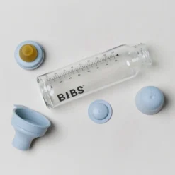 BIBS Baby Glass Bottle Complete Set Latex Sage 225 ml