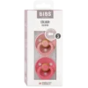 BIBS Colour Latex Size 2 Round Dusty Pink/Coral 2 st