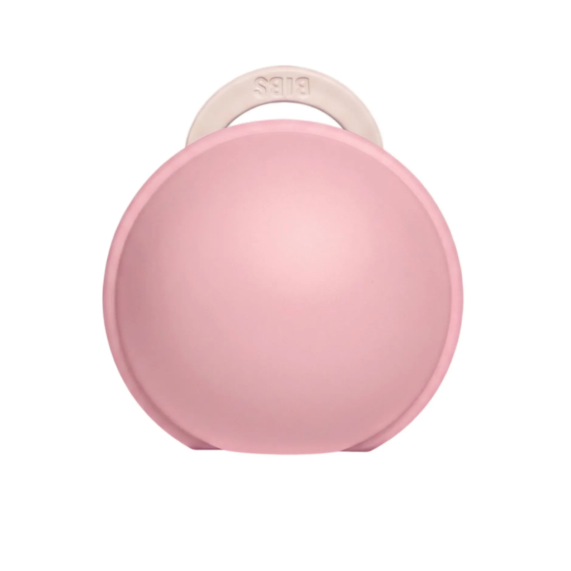 BIBS Colour Pacifier Round Latex Size 1 Petal & BIBS Pacifier Case Mini Baby Pink