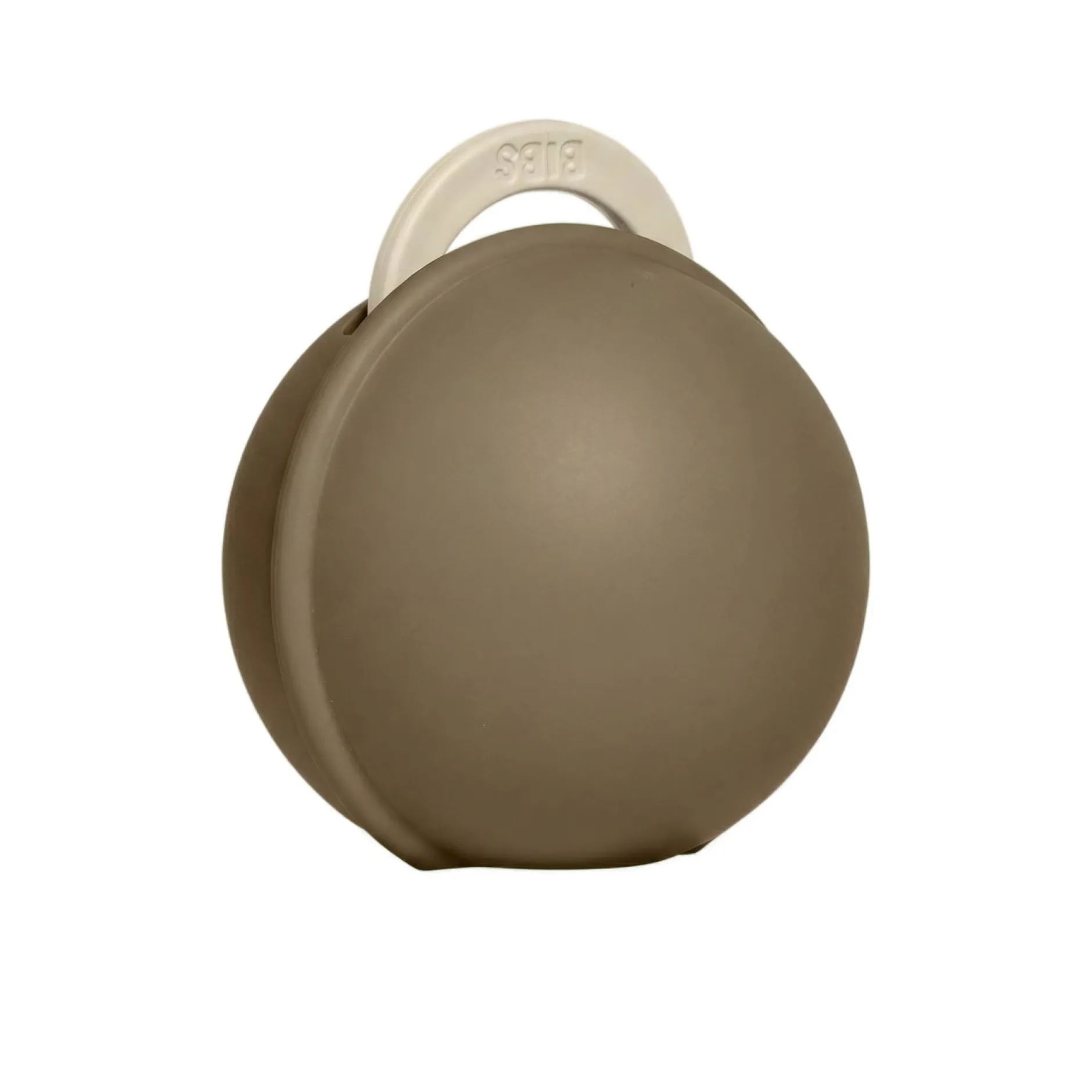 BIBS Colour Pacifier Round Latex Size 1 Vanilla & Pacifier Case Mini Dark Oak