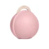 BIBS Colour Pacifier Round Latex Size 2 Petal & BIBS Pacifier Case Mini Baby Pink