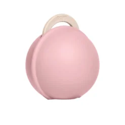 BIBS Colour Pacifier Round Latex Size 2 Petal & BIBS Pacifier Case Mini Baby Pink