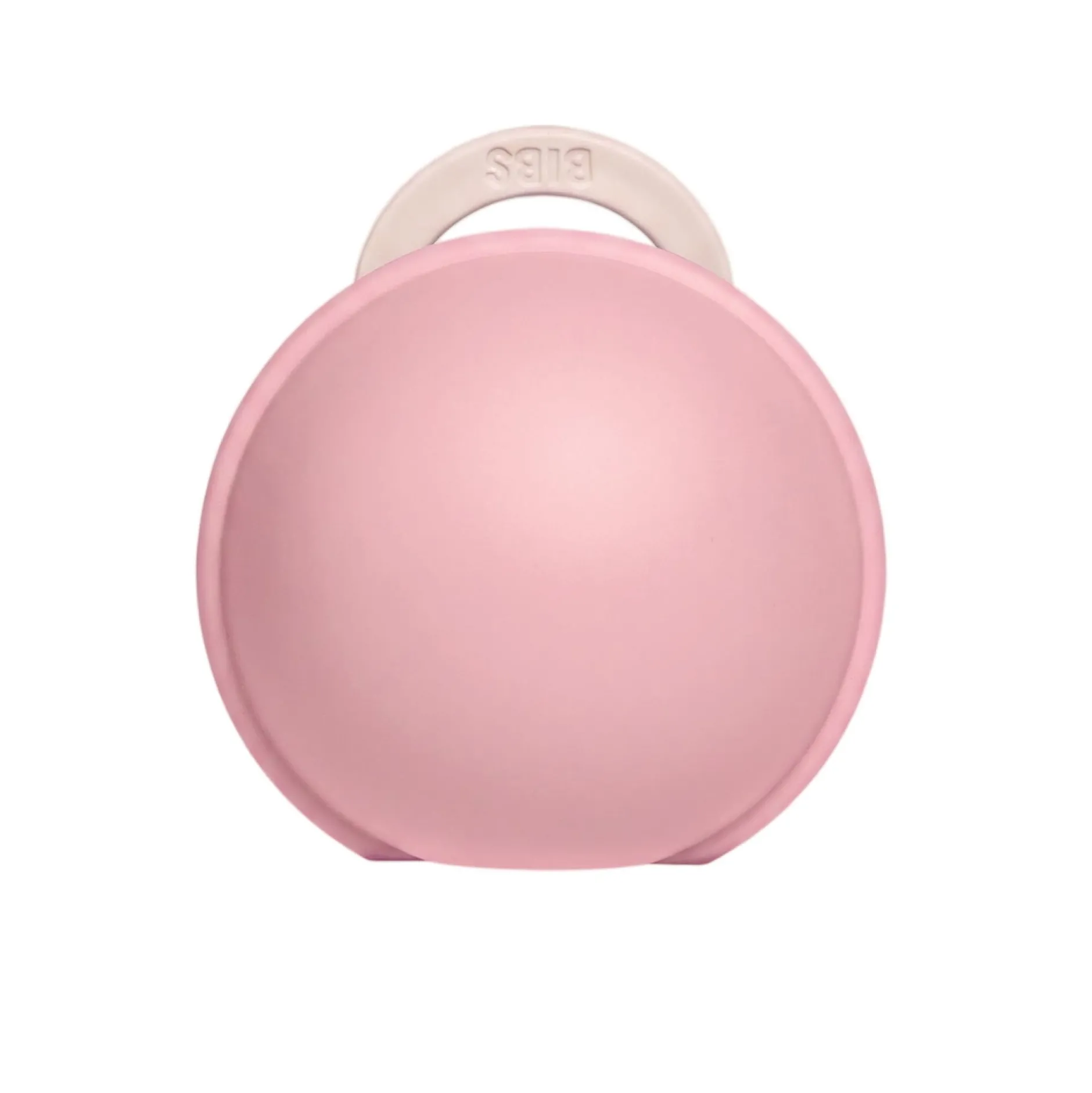 BIBS Colour Pacifier Round Latex Size 2 Petal & BIBS Pacifier Case Mini Baby Pink