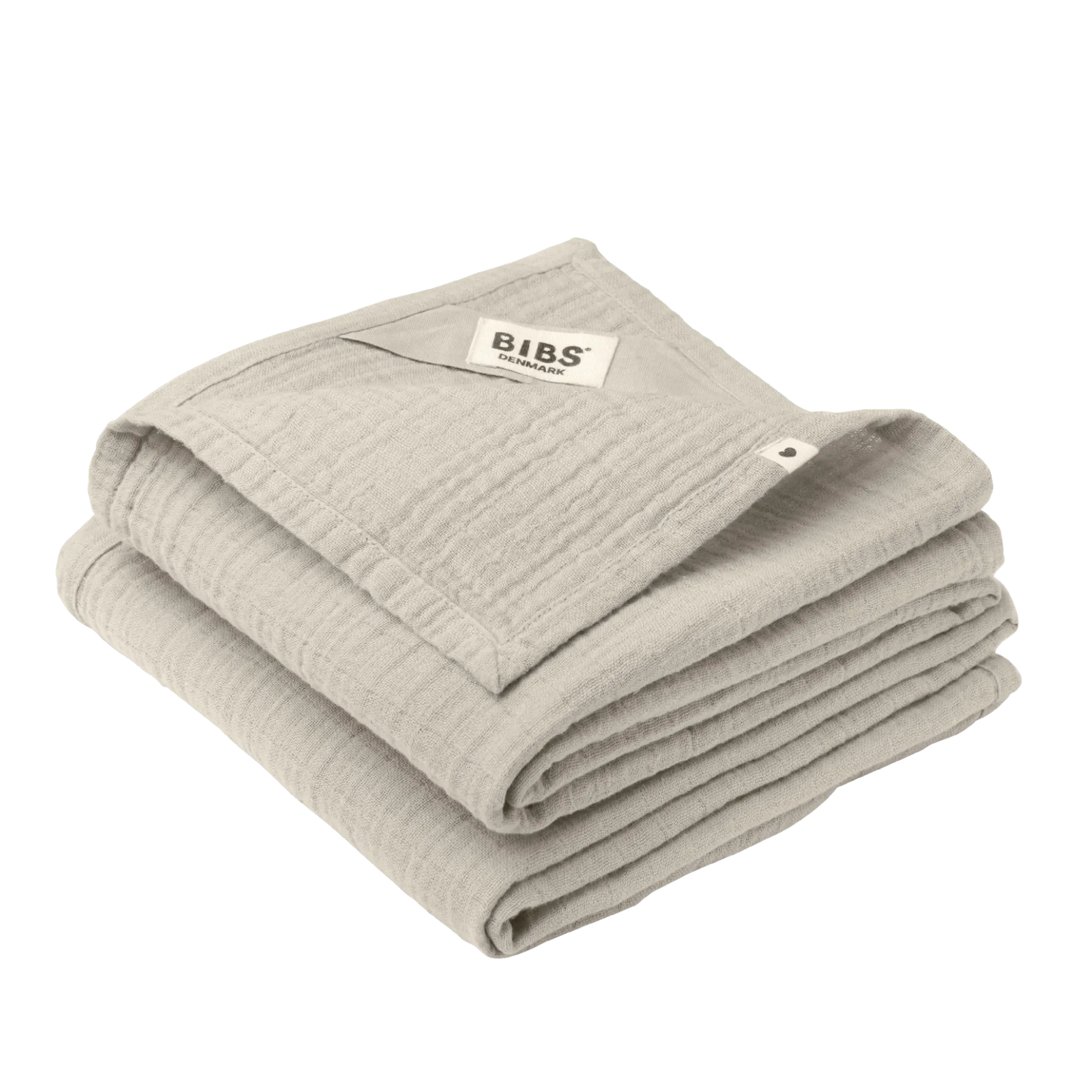 BIBS Muslin Cloth 2-pack 70x70 cm Sand