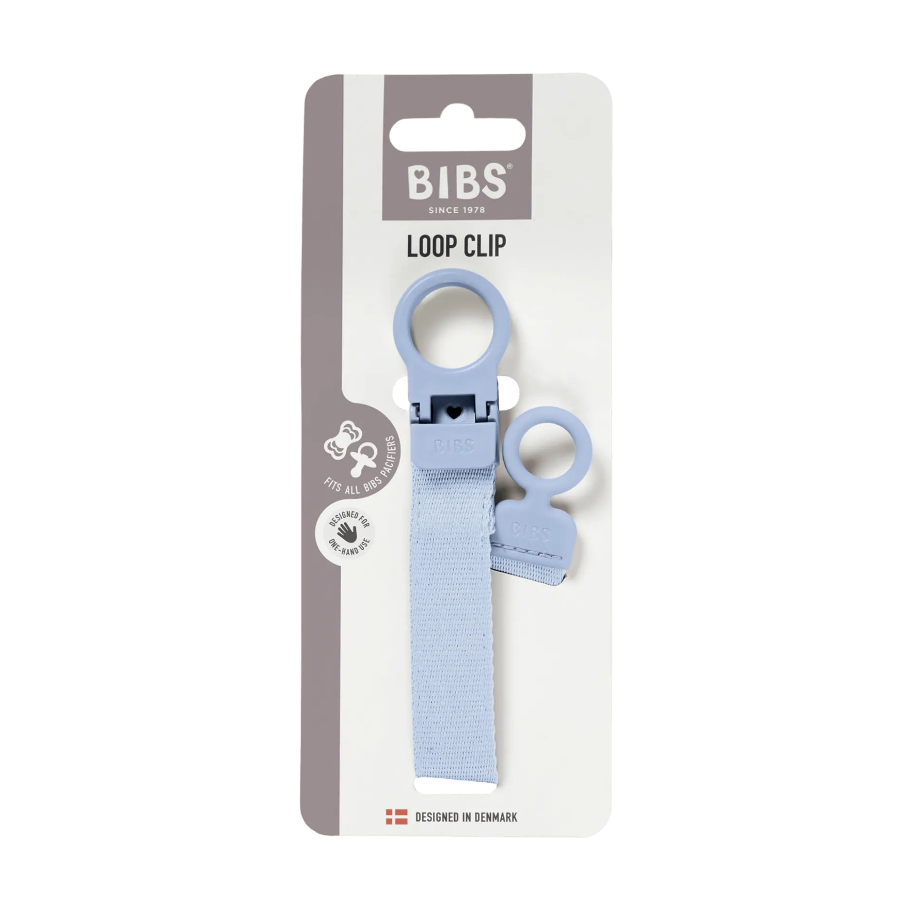 BIBS Napphållare Loop Dusty Blue