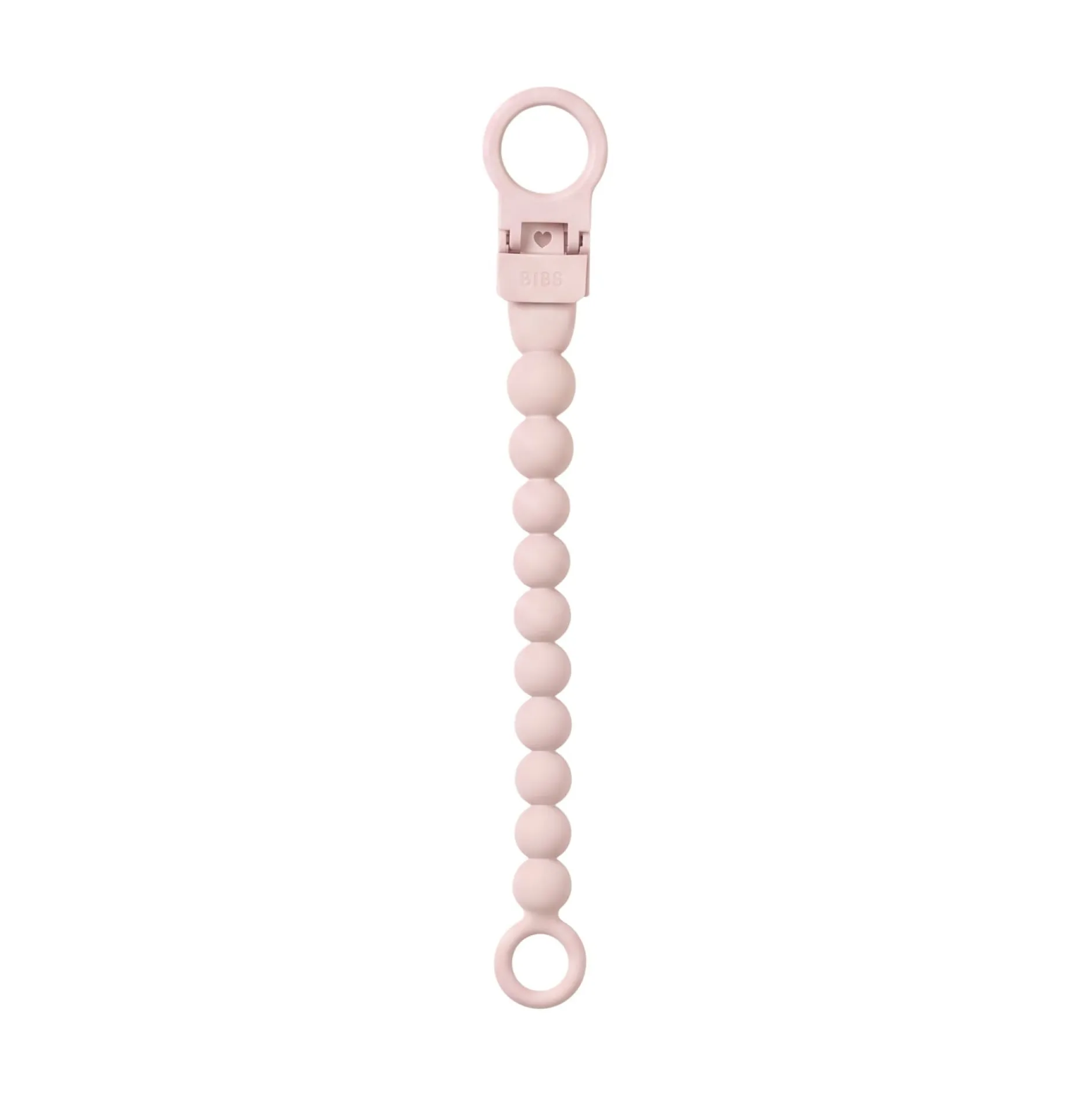 BIBS Pacifier Clip Beaded Petal