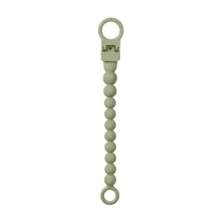 BIBS Pacifier Clip Beaded Sage