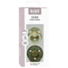 BIBS Pacifier Colour Holiday 6+ Månader Size 2 Leaf Sage/Hunter Green 2 st
