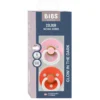 BIBS Pacifier Colour 2 PACK Latex Size 1 Baby Pink GLOW/Tango GLOW