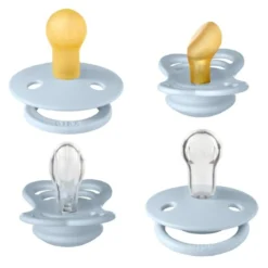 BIBS Pacifiers Try-it collection Size 1 Baby Blue