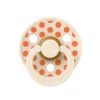 BIBS Pacifier Studio Colour Polka Medium Latex Size 1 Ivory Tango