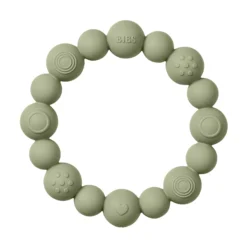 BIBS Teething Ring Beaded Sage