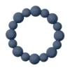 BIBS Teething Ring Beaded Steel Blue
