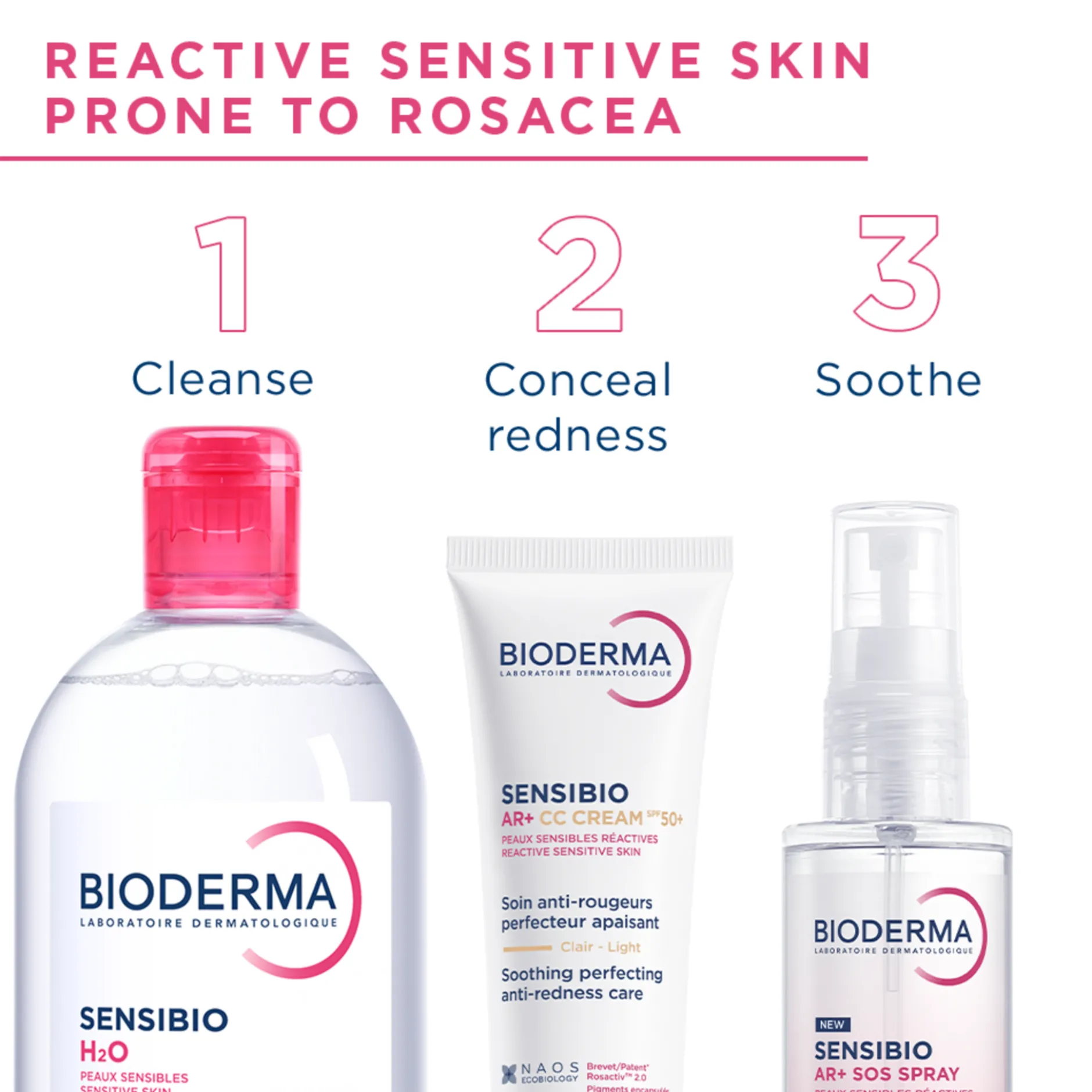 Bioderma Sensibio AR+ CC Cream SPF50+ 40 ml