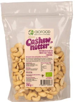 Biofood Cashewnötter 250 g