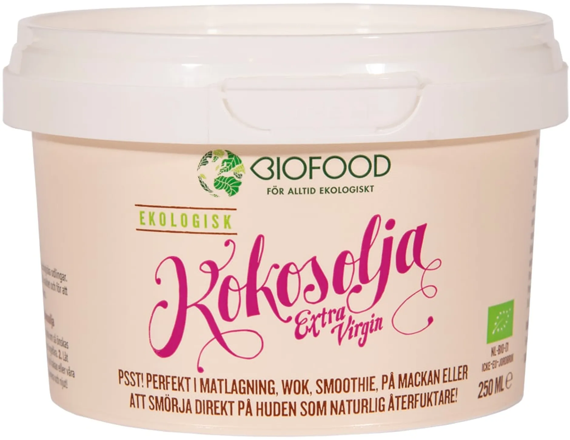Biofood Kokosolja Extra virgin 250 ml