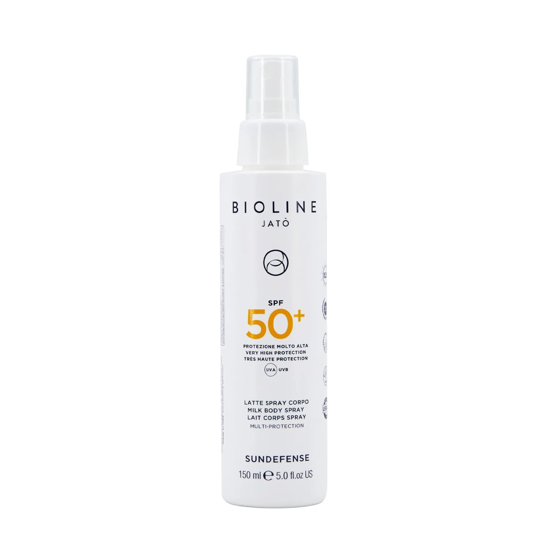 Bioline Jatò SPF 50+ Very High Protection Milk Body Spray Multi-Protection150 ml
