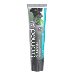 Biomed Charcoal Tandkräm Hydroxiapatit 100g