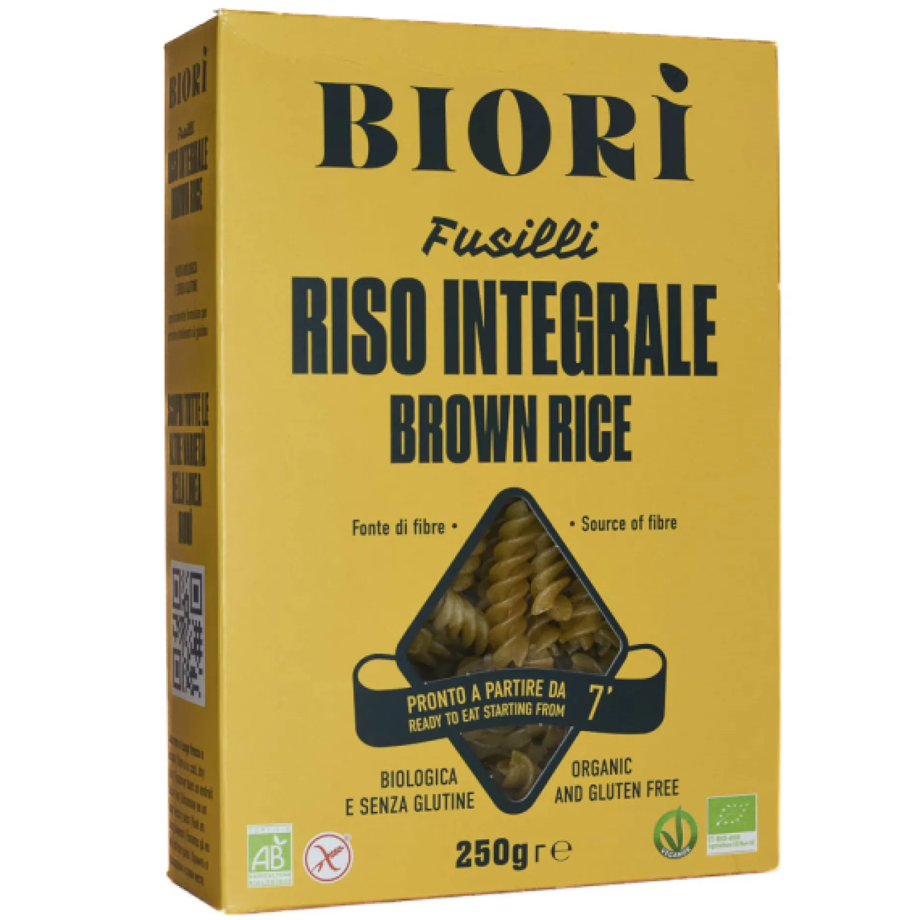 Biori Råris Glutenfri Pasta Fusilli 250g