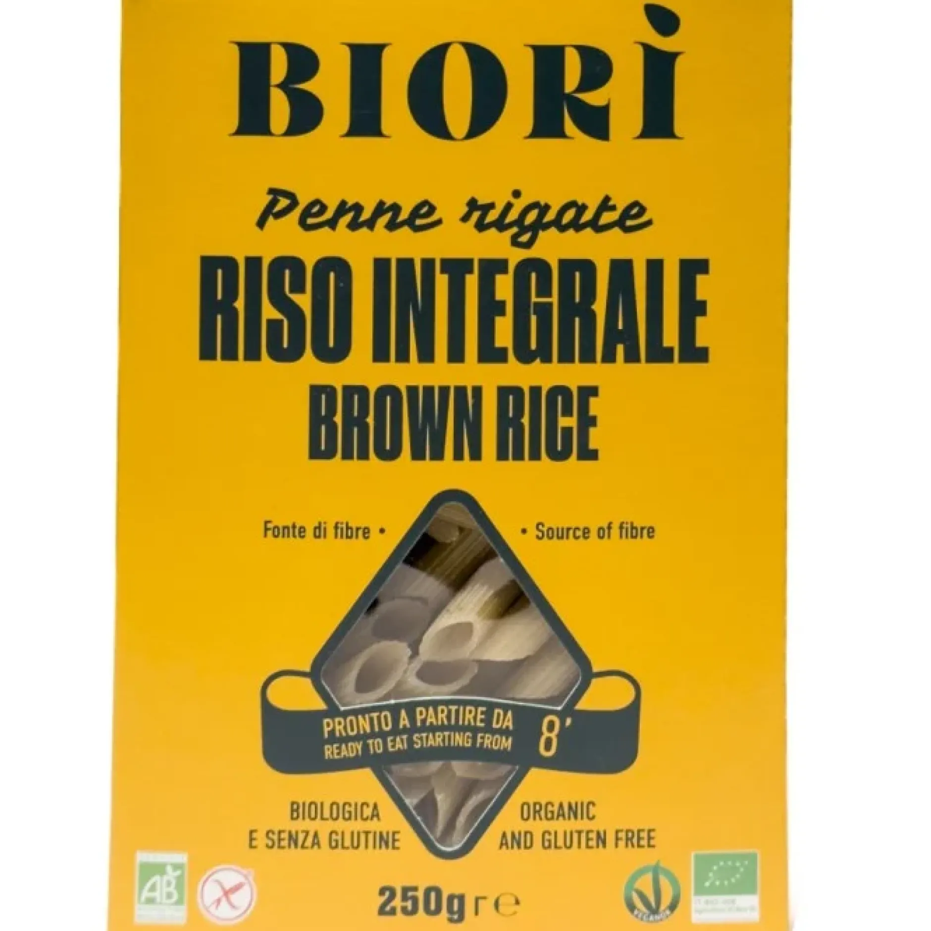 Biori Råris Pasta Penne 250gr