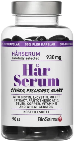 BioSalma HårSerum 90 kapslar