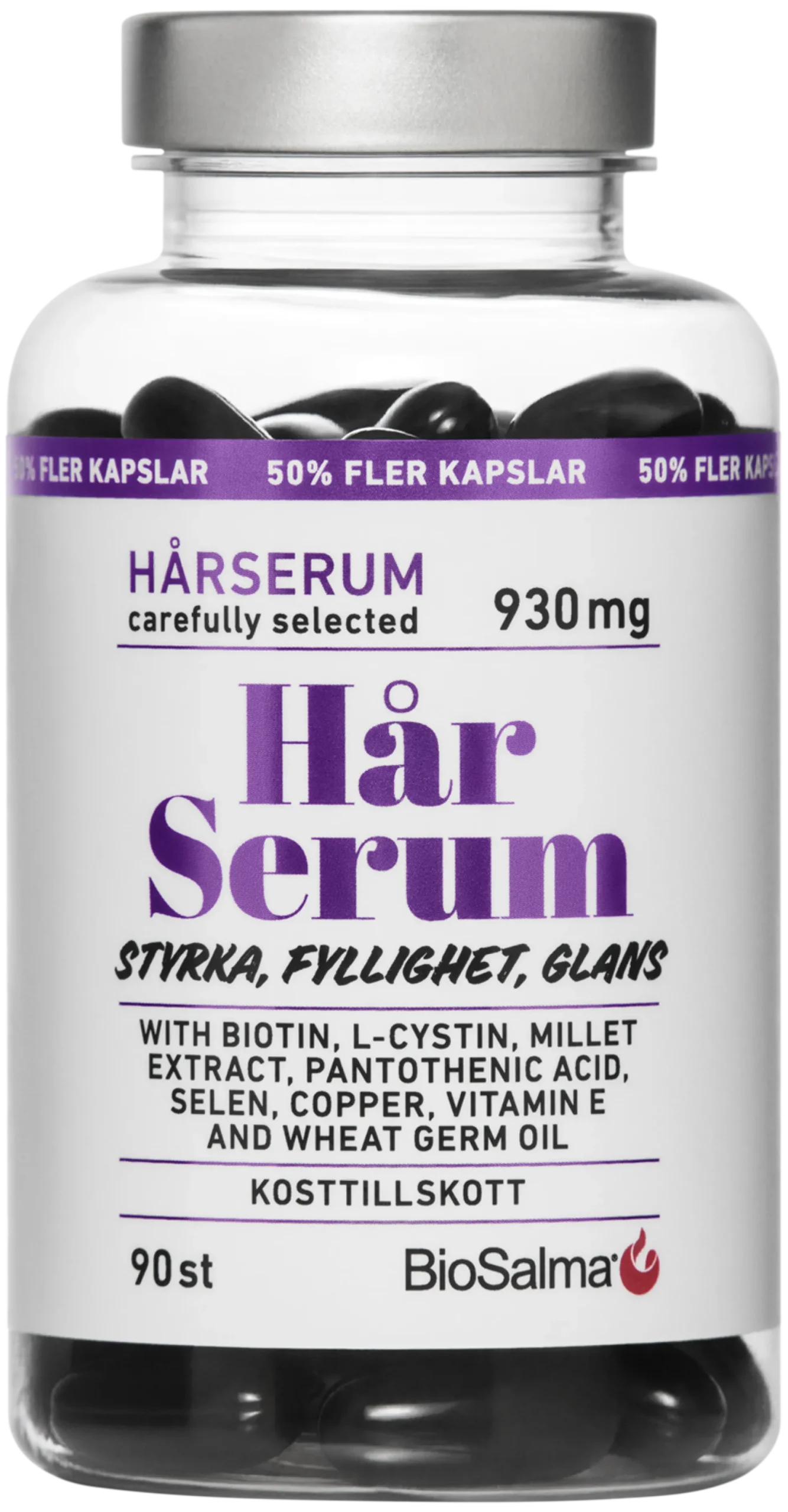 BioSalma HårSerum 90 kapslar