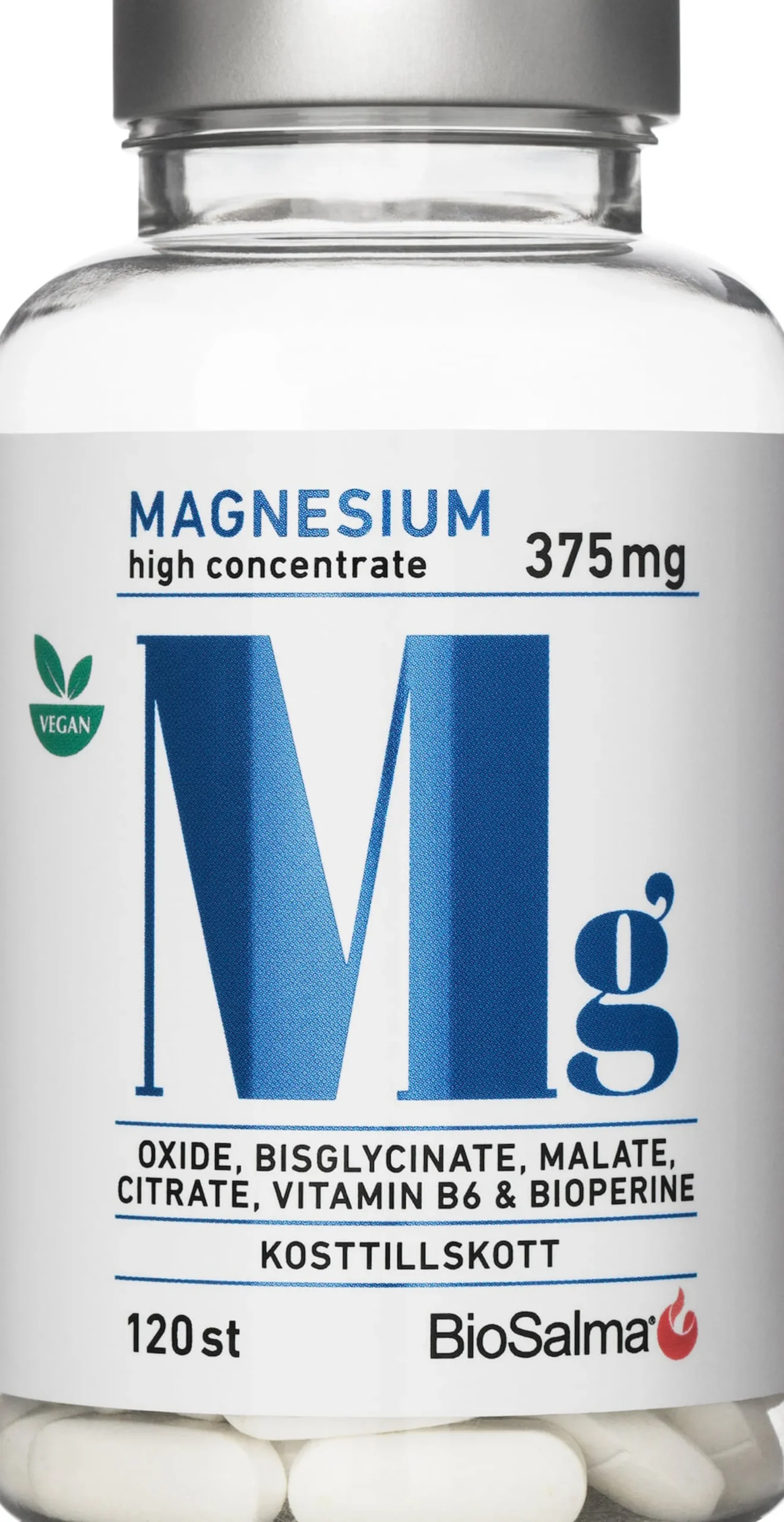 BioSalma Magnesium 375mg 120 tabletter