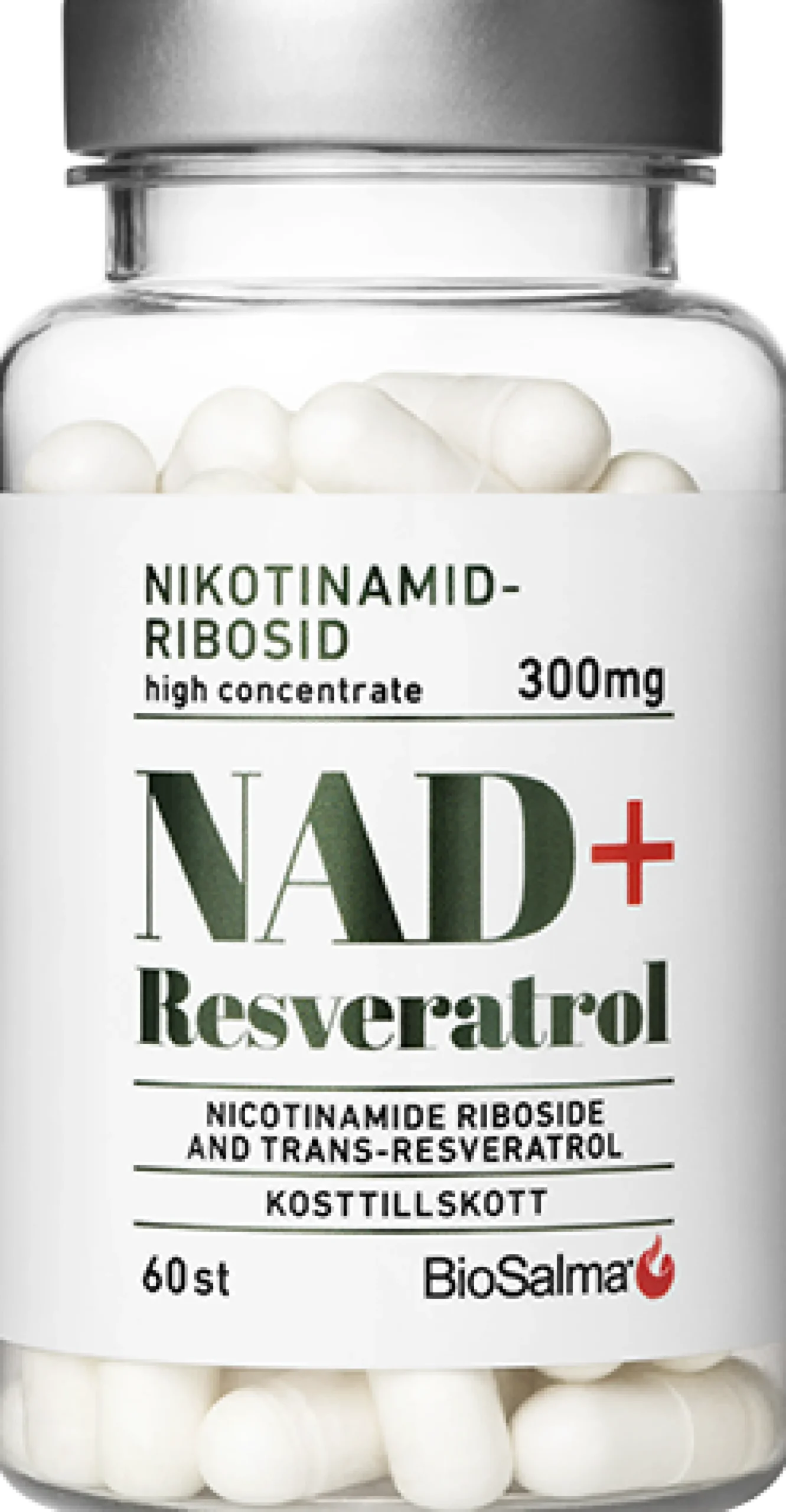 BioSalma NAD+ 300mg +Reservatrol 60 st