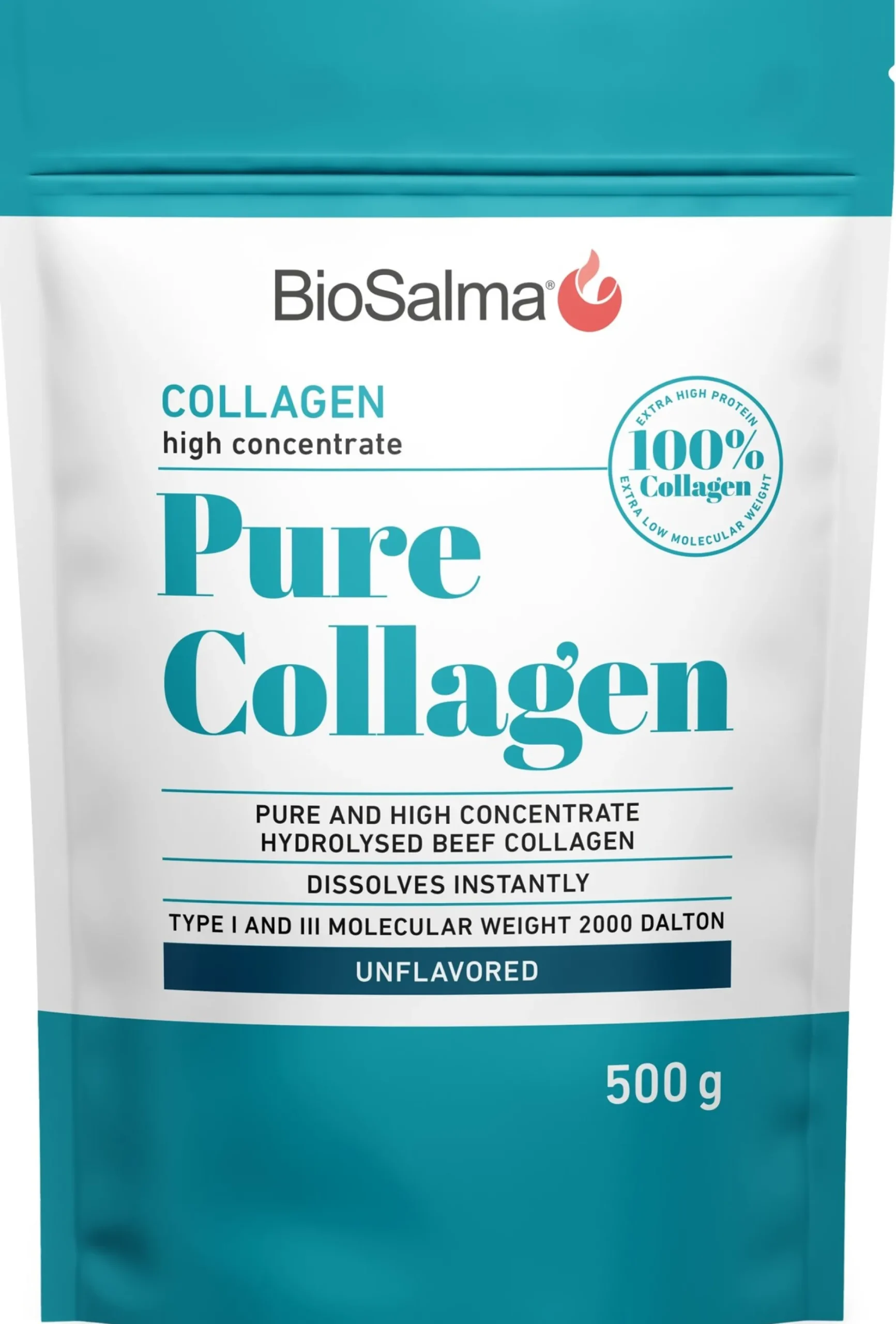 BioSalma Pure Collagen 100% collagen 500 g