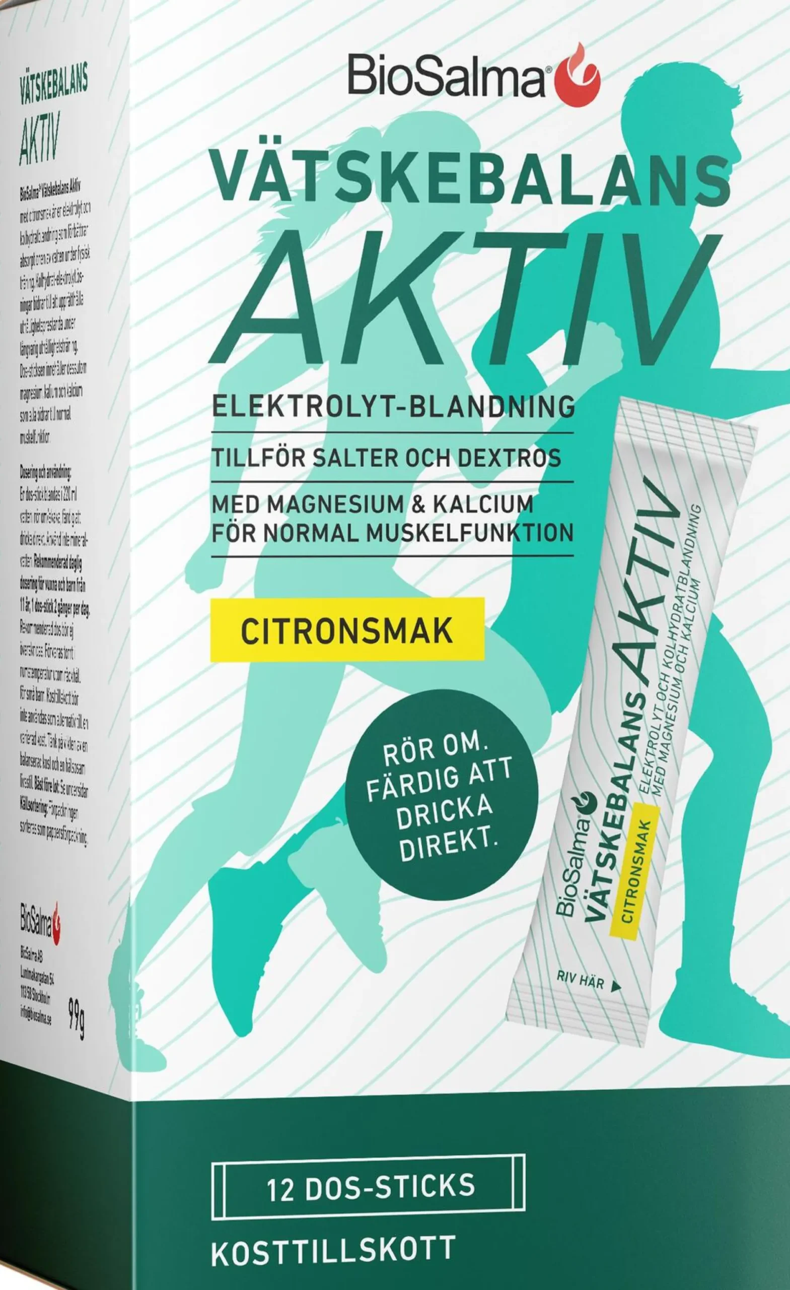 BioSalma Vätskebalans Aktiv 12 dos-sticks