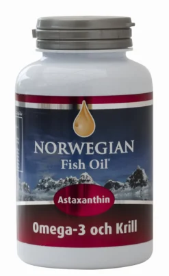 Biosan Norwegian Fish Oil Omega-3 och Krill 120 kapslar