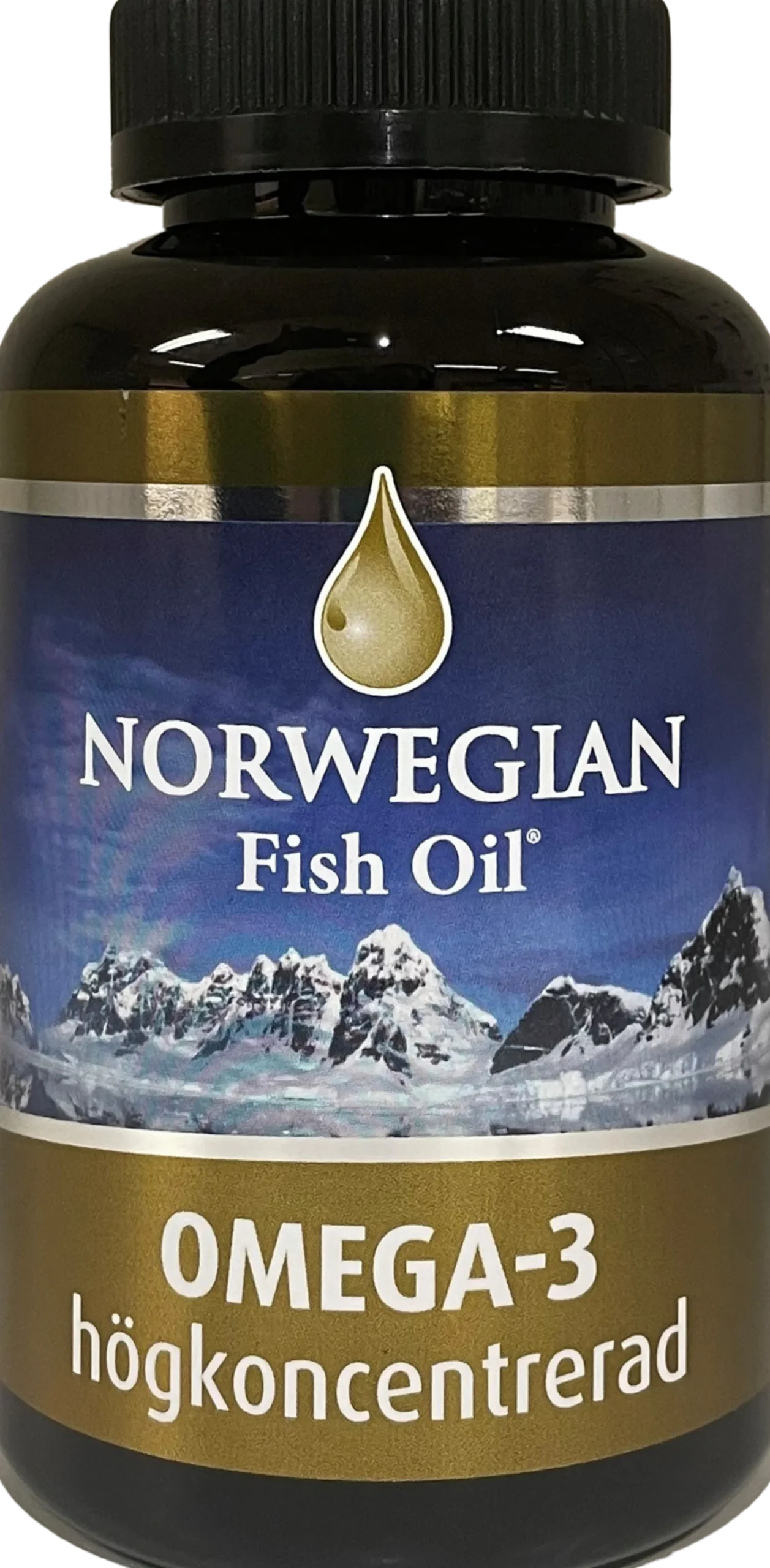 Biosan Norwegian Fish Oil Omega-3 Högkoncentrerad 180 kapslar