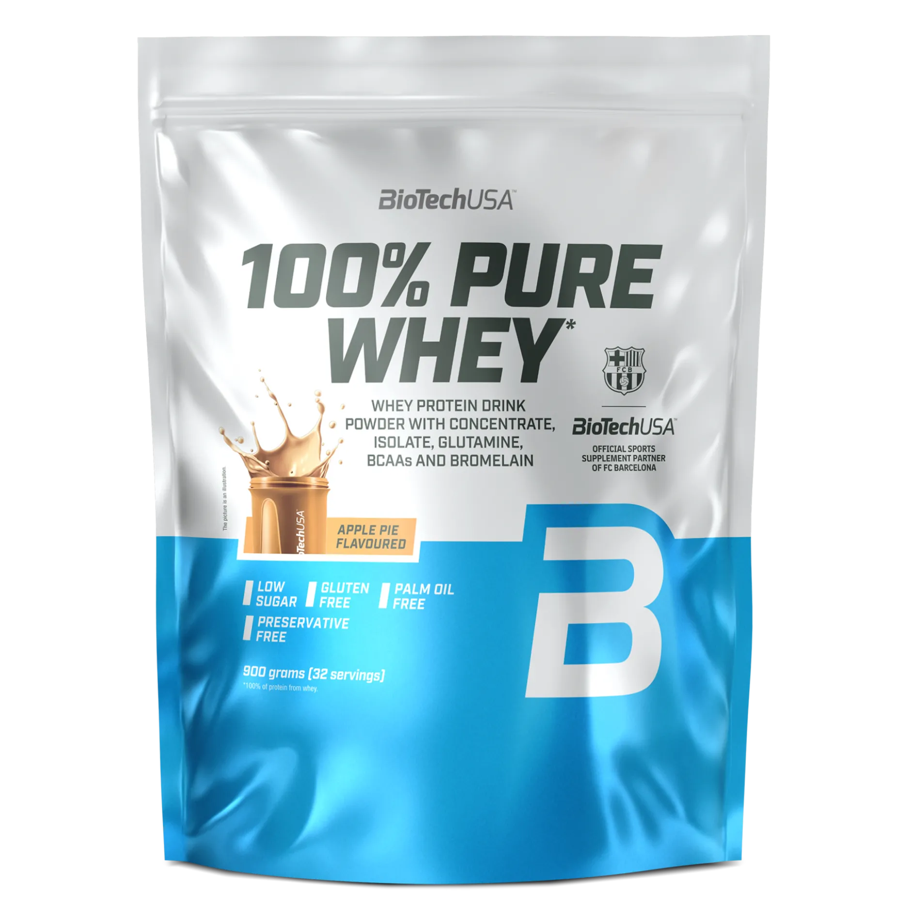 BioTechUSA 100% Pure Whey Apple Pie 900 g