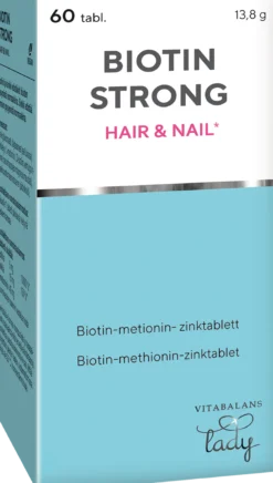 Biotin Strong Hair & Nail 60 tabletter