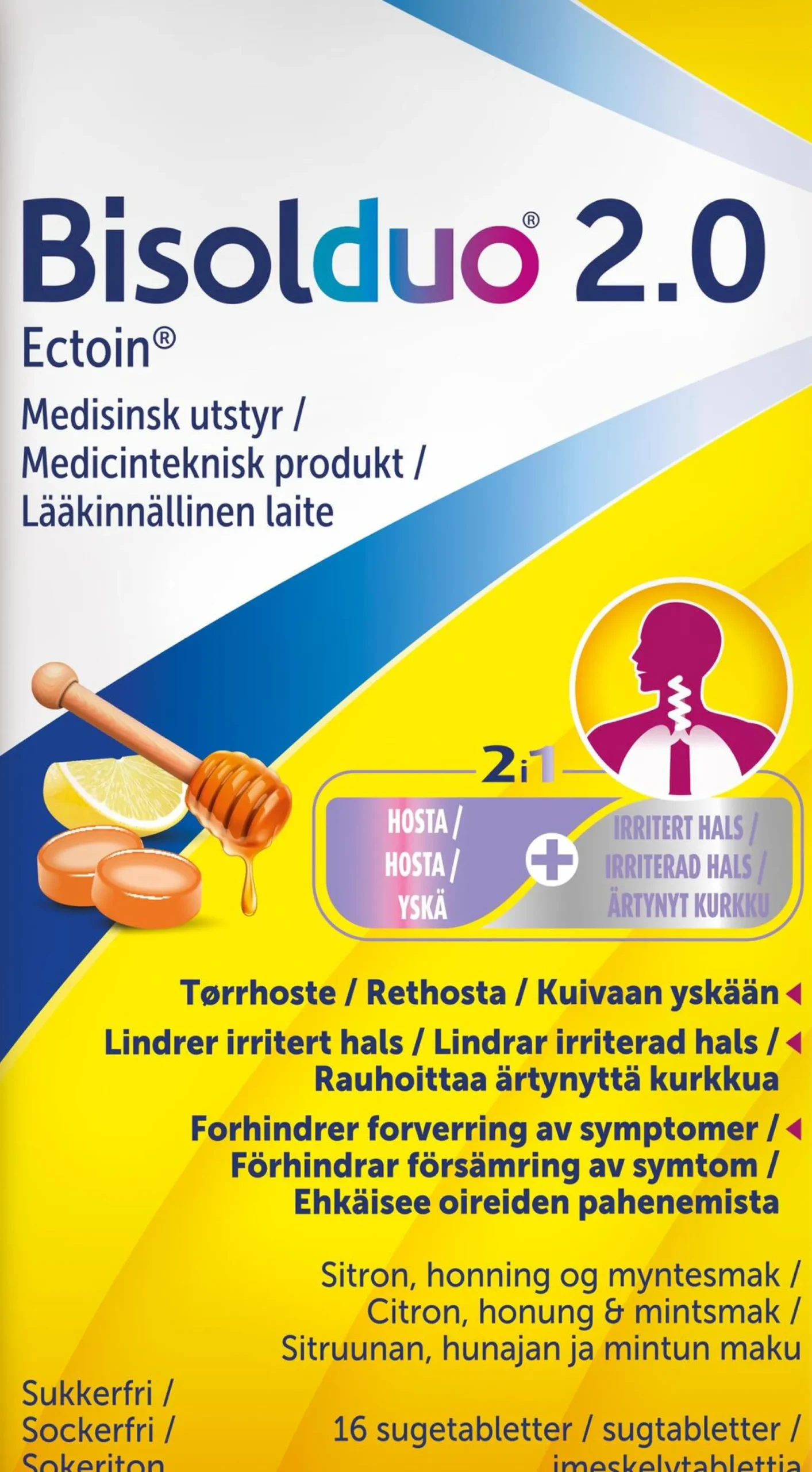 Bisolduo 2.0 sugtabletter 16st