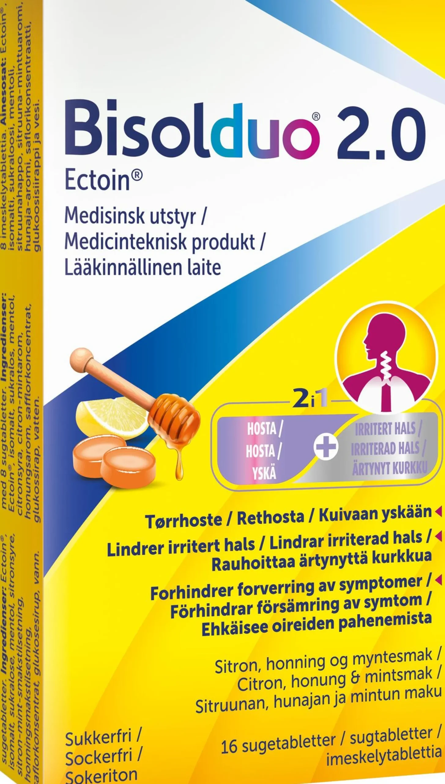 Bisolduo 2.0 sugtabletter 16st