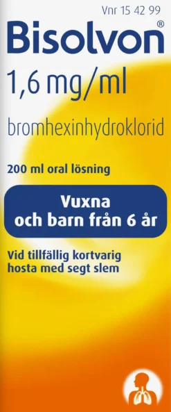 Bisolvon Oral Lösning 1,6 mg/ml 200 ml