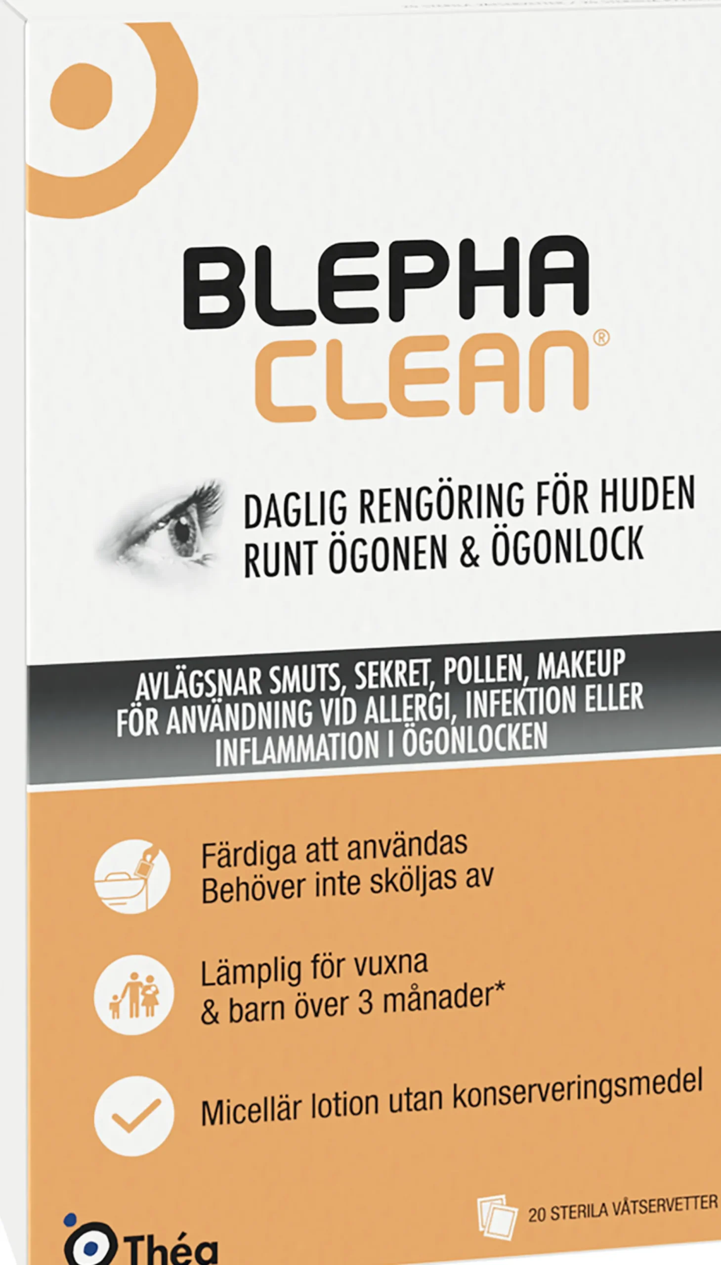 BLEPHA BlephaClean Sterila Våtservetter 20 st