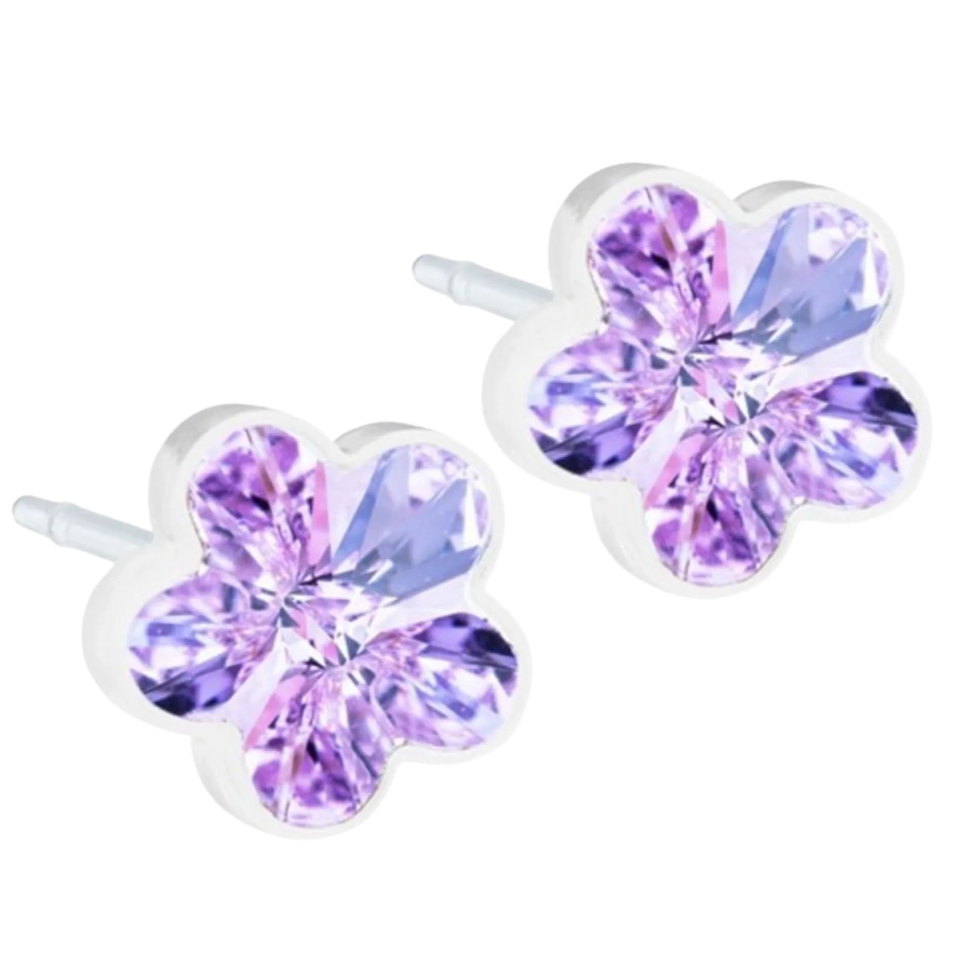 Blomdahl Örhängen MP Flower 6 mm Violet 1 par