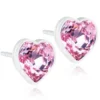 Blomdahl Örhängen MP Heart 6 mm Light Rose 1 par
