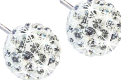 Blomdahl Örhängen NT Crystal Ball 6 mm White 1 par