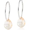 Blomdahl Örhängen NT Drop 8 mm & Ring 14 mm Golden Shadow 1 par