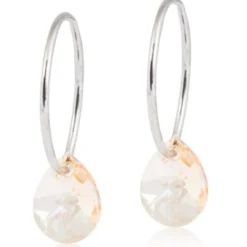 Blomdahl Örhängen NT Drop 8 mm & Ring 14 mm Golden Shadow 1 par