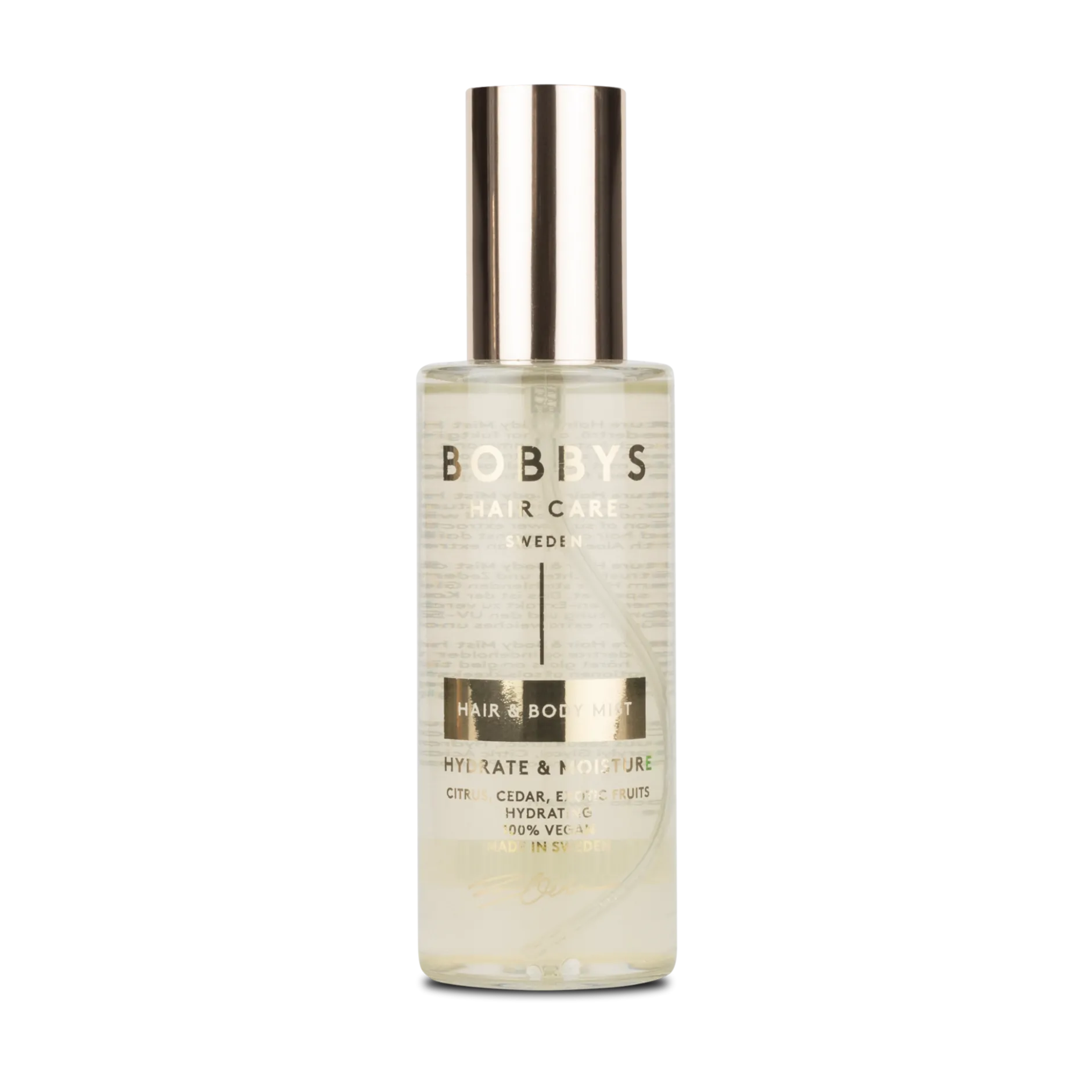 Bobbys Hair Care Hydrate & Moisture Hair & Body Mist 100 ml