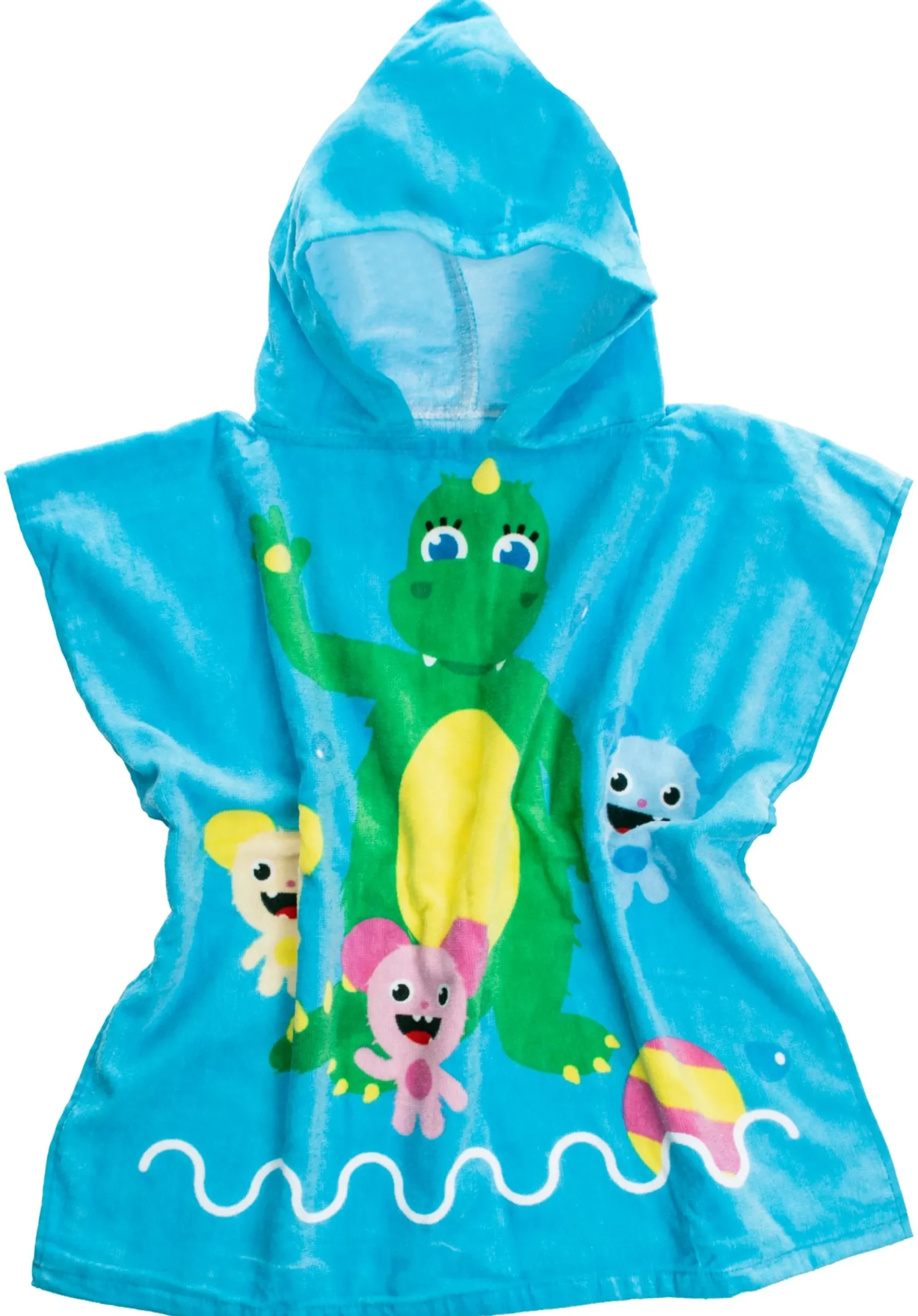 Bolibompa Bolibompa Draken Badponcho 60x120 cm 1 st