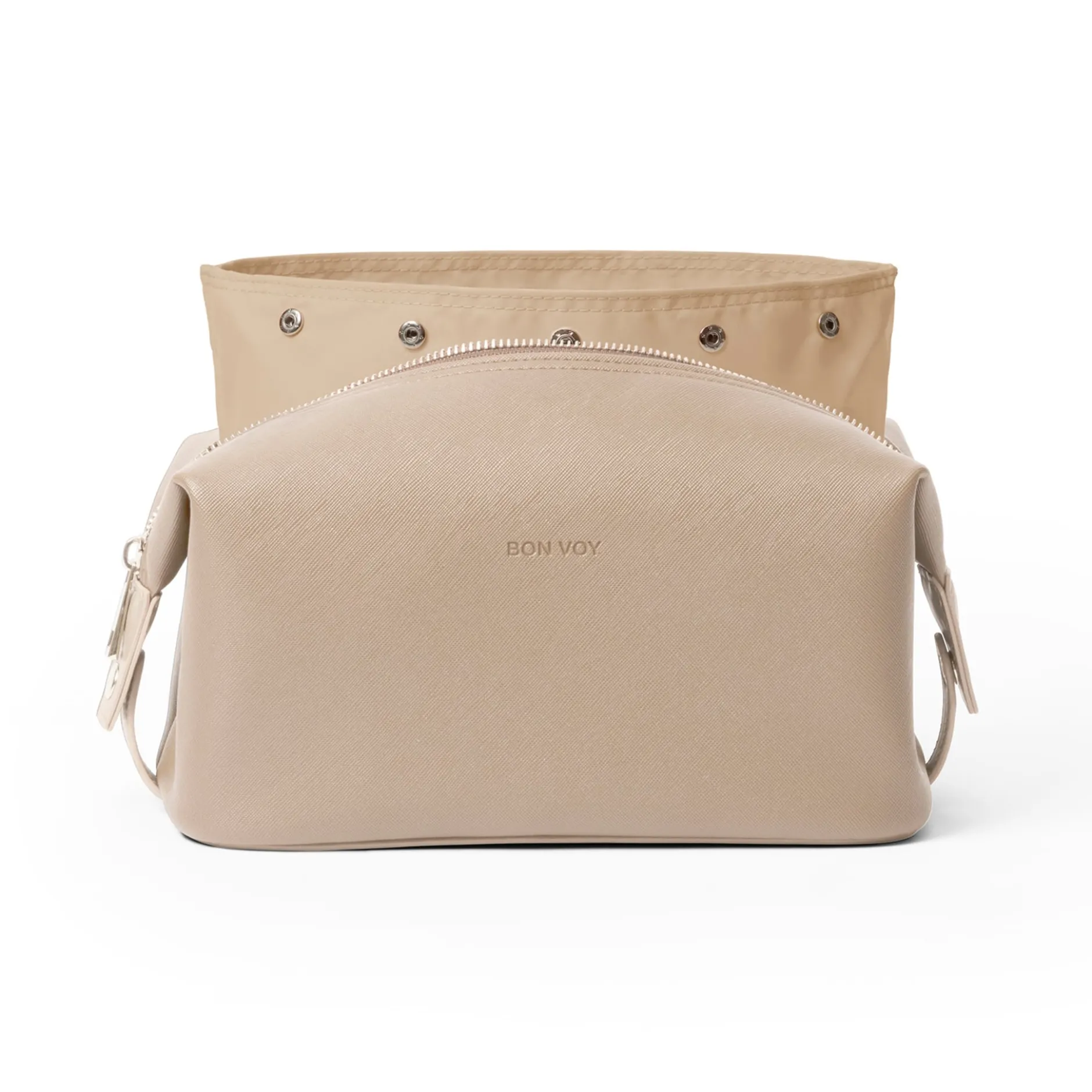 Bon Bags Getaway Toiletry Bag Large Beige/Beige 1st