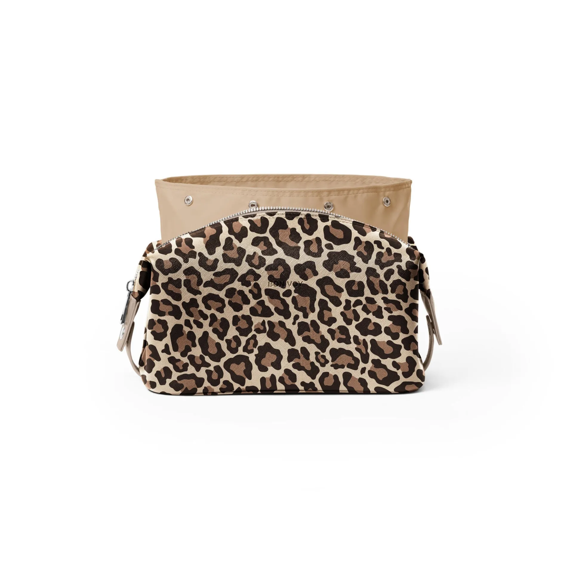 Bon Bags Weekend Toiletry Bag Medium Leo/Beige