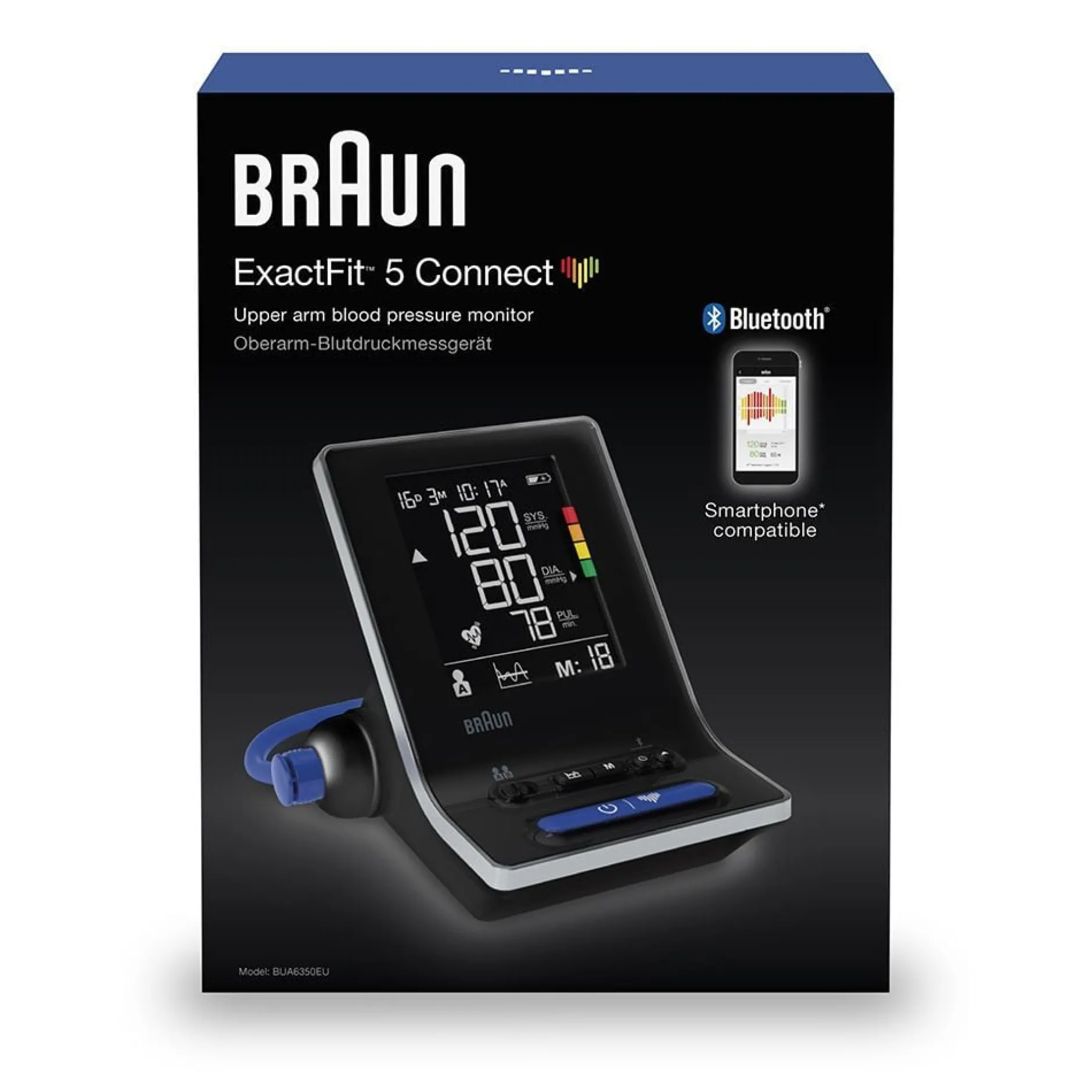 Braun Blodtrycksmätare ExactFit 5 Connect 1 st