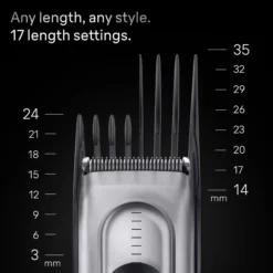 Braun Hårklippare Series 7, +5 Stylingverktyg, HC7590, Grå