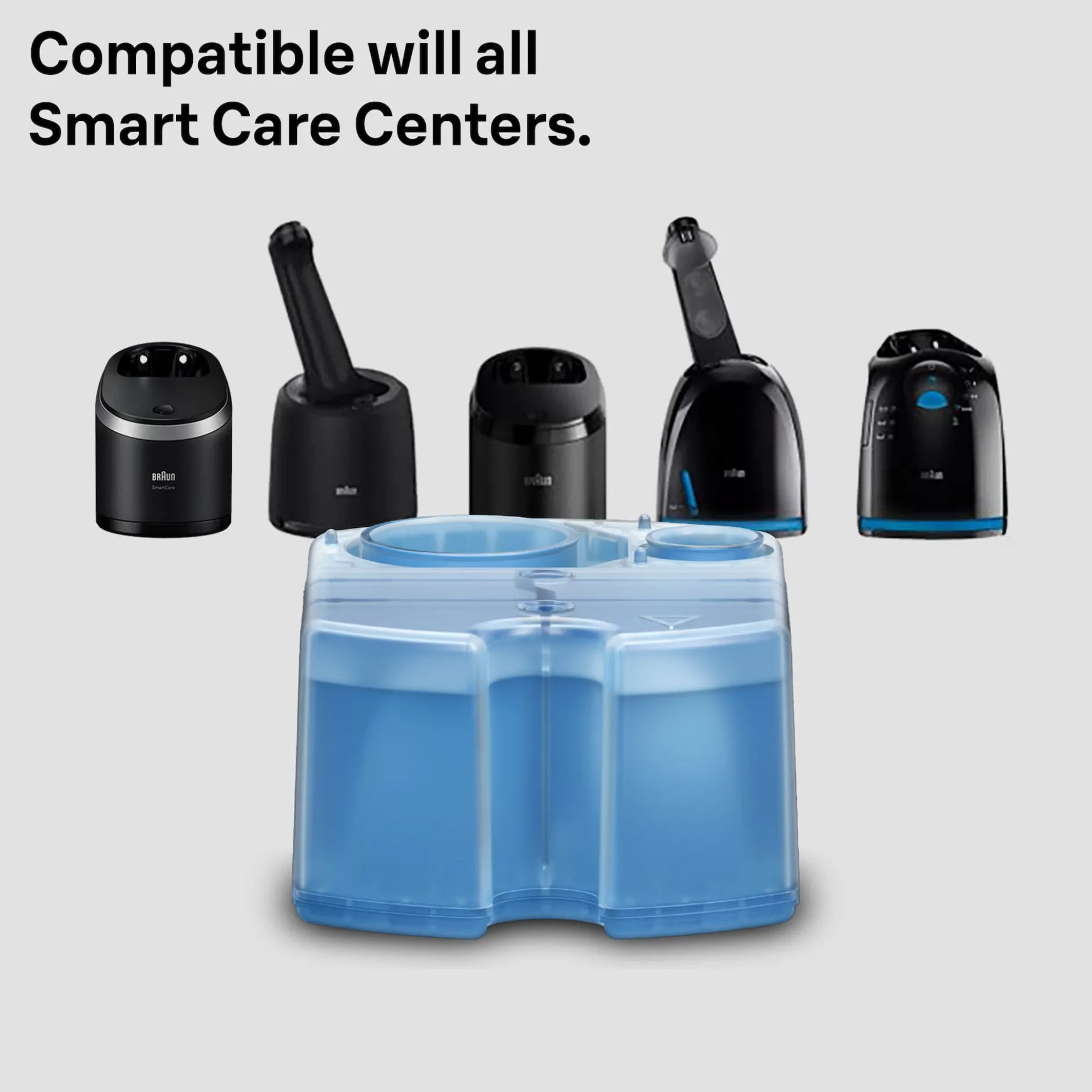 Braun 3in1 ShaverCare Refiller Hygienisk rengöring för SmartCare Center, 6‑pack